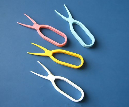 Contact lens tweezers